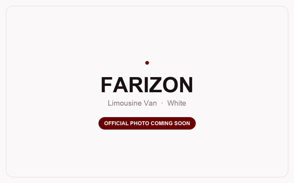 FARIZON — รถตู้ไฟฟ้า